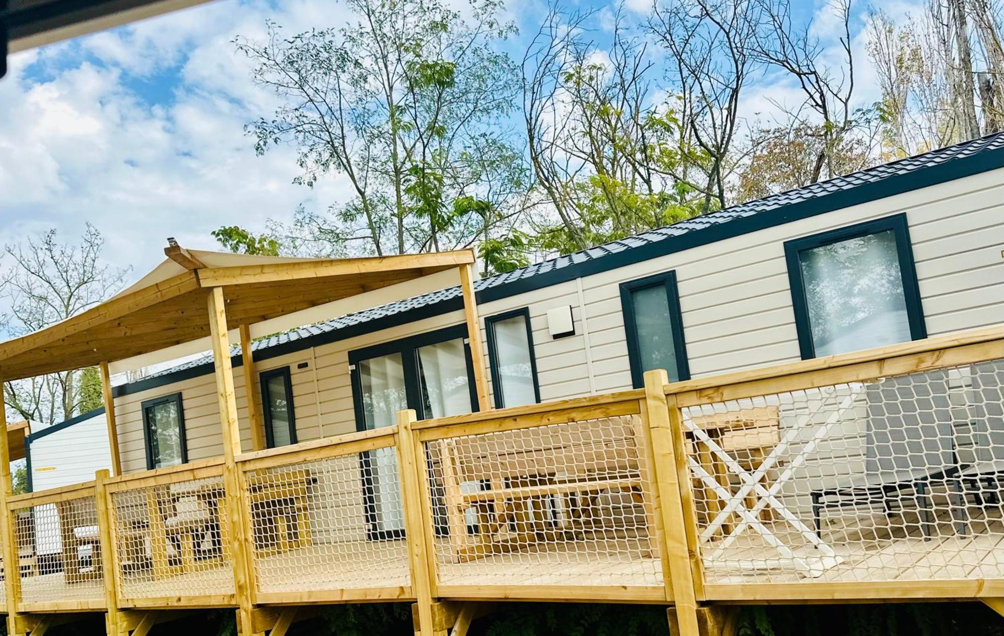 ז'יניאק Camping Paradis Family Les Rives De L'Herault מראה חיצוני תמונה